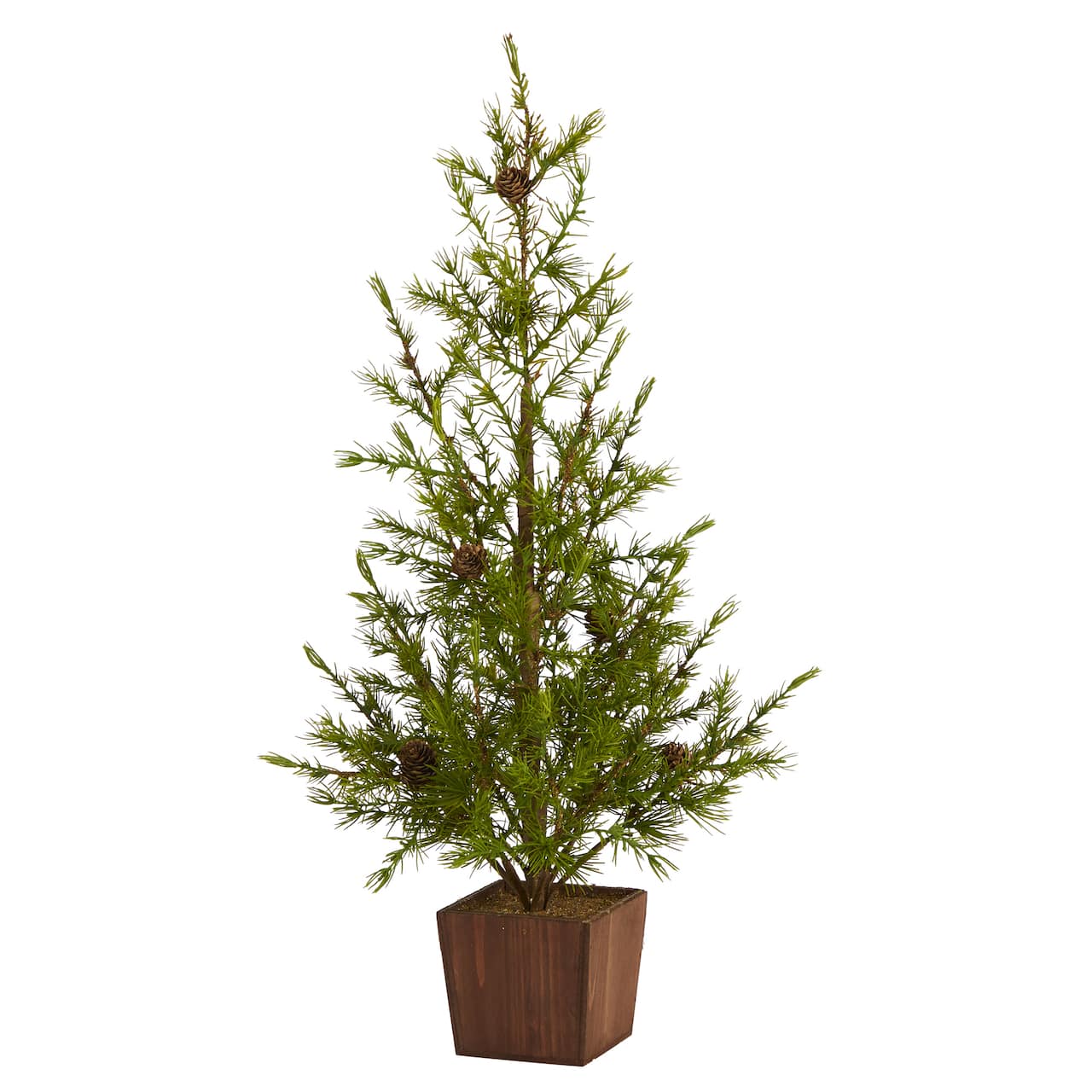 28" Unlit Alpine Artificial Potted Christmas Tree